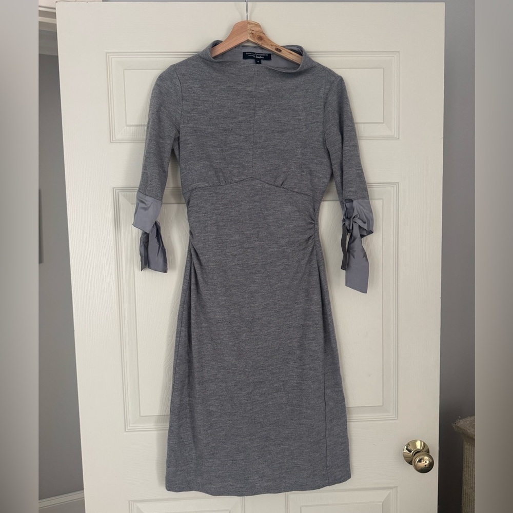 Diane Von Furstenberg Gray Wool Dress - Picture 3 of 6